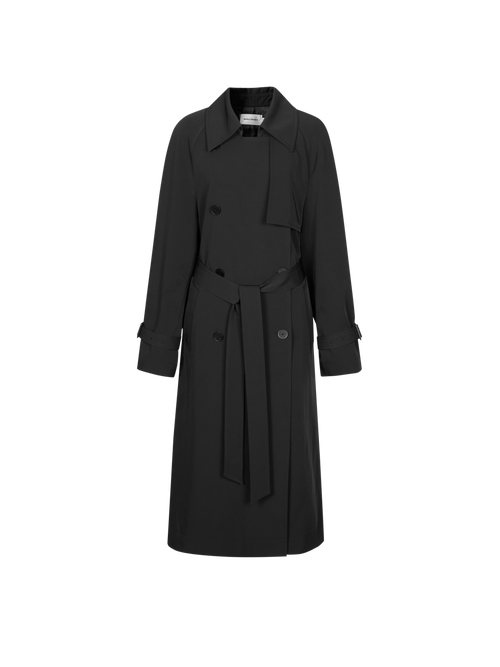 Load image 1 in gallery view. Sleek Midi Trench Coat