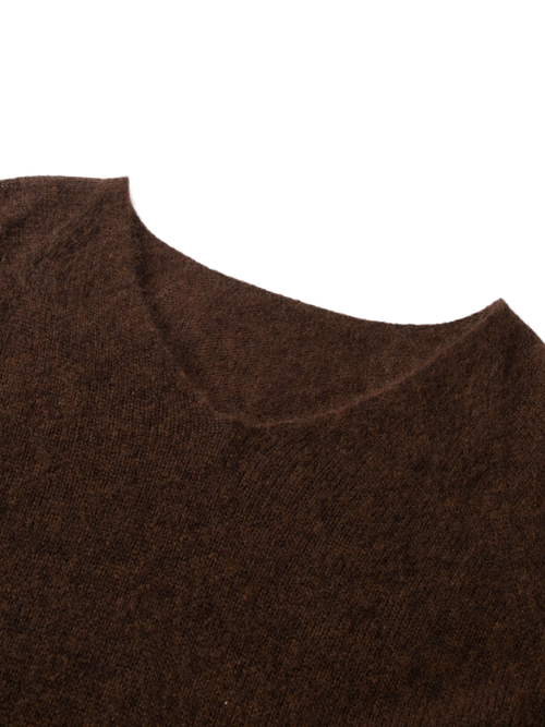 Load image 1 in gallery view. V-Neck Relaxed Silk-Cashmere Sweater