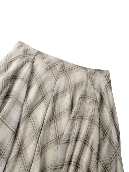 Load image 1 in gallery view. Plaid Skirt