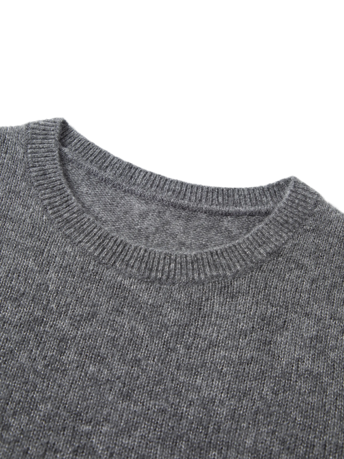 Load image 1 in gallery view. Pure Cashmere Crewneck Short-Sleeve Sweater