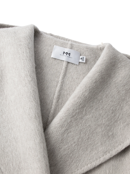 Load image 1 in gallery view. Elevated Alpaca-Wool Hooded Jacket