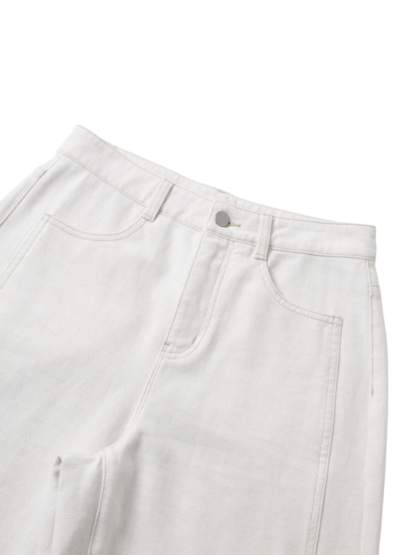 Cotton-Linen Wide Leg Trousers