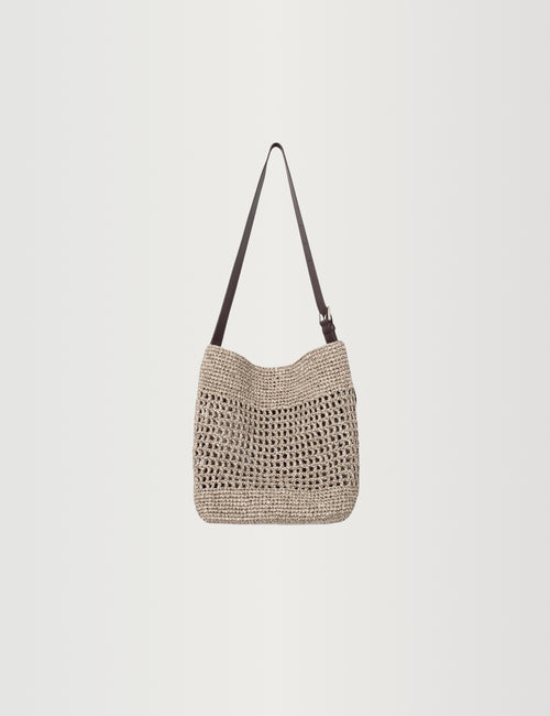 Load image 1 in gallery view. MM Straw Weave Bag