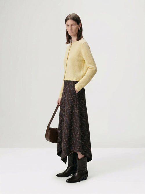 Load image 1 in gallery view. Silk-Cashmere Knit Cardigan