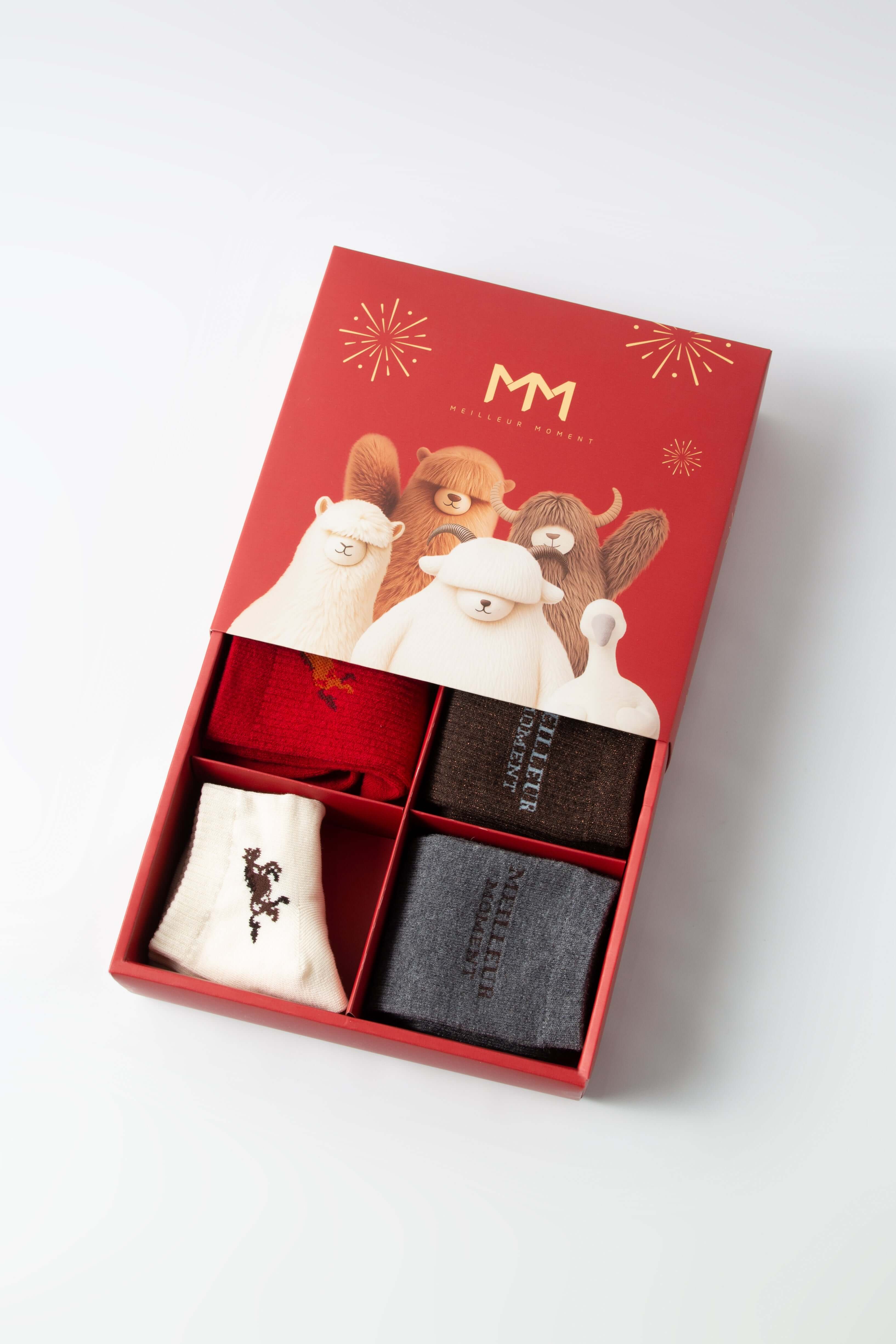 The Daily Essential Sock Set | 4-Pair Curated Gift Box