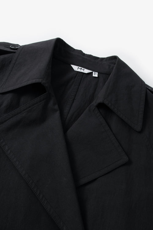 Load image 1 in gallery view. Classic Cotton Double-Breasted Trench Coat