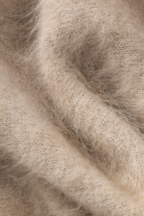 Load image 1 in gallery view. Soft Brushed Cashmere Crewneck Sweater