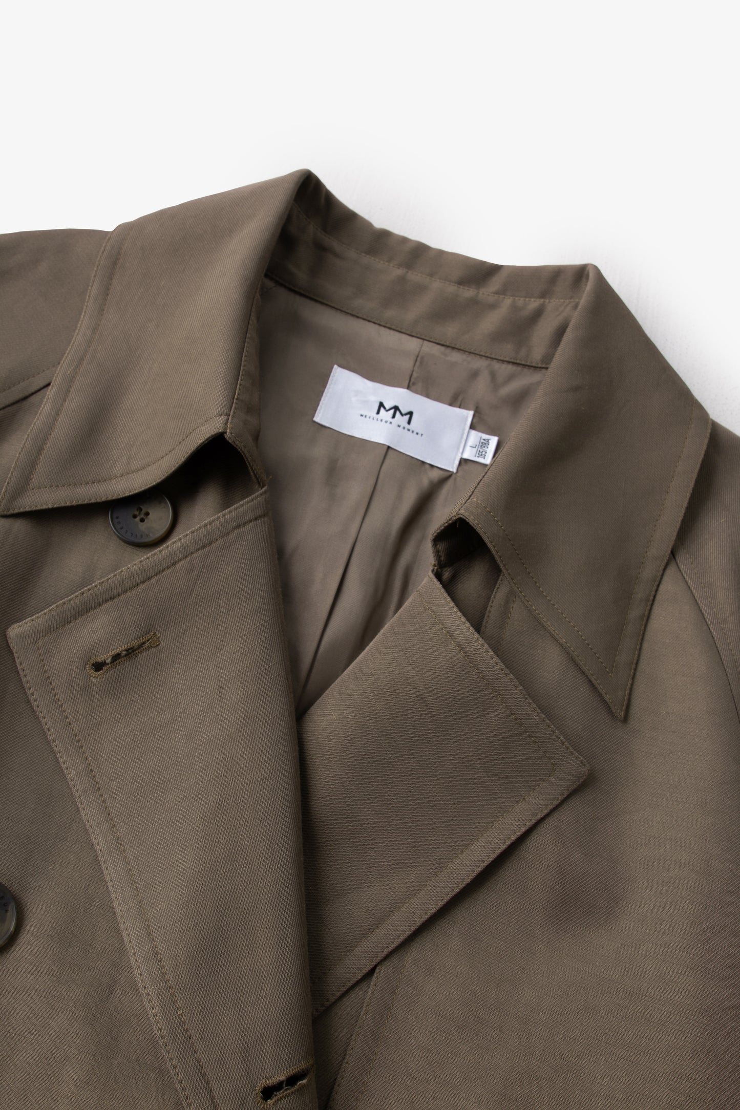 Acetate Lyocell Trench Coat