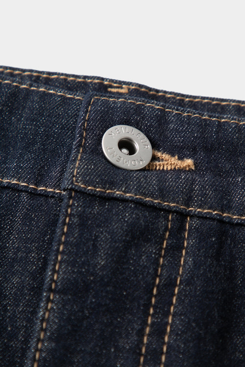 Load image 1 in gallery view. Wide-Leg Cotton Jeans