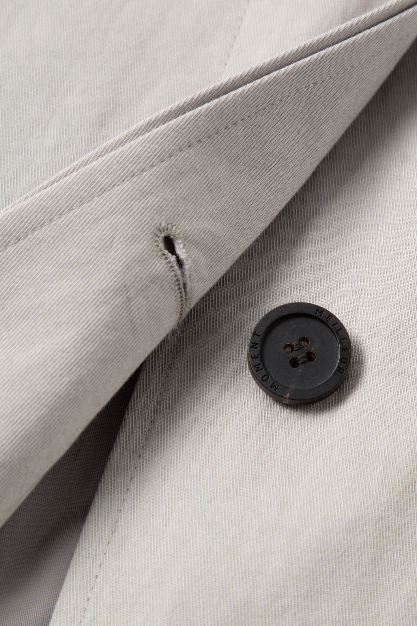 Cotton-Nylon Stand Collar Coat