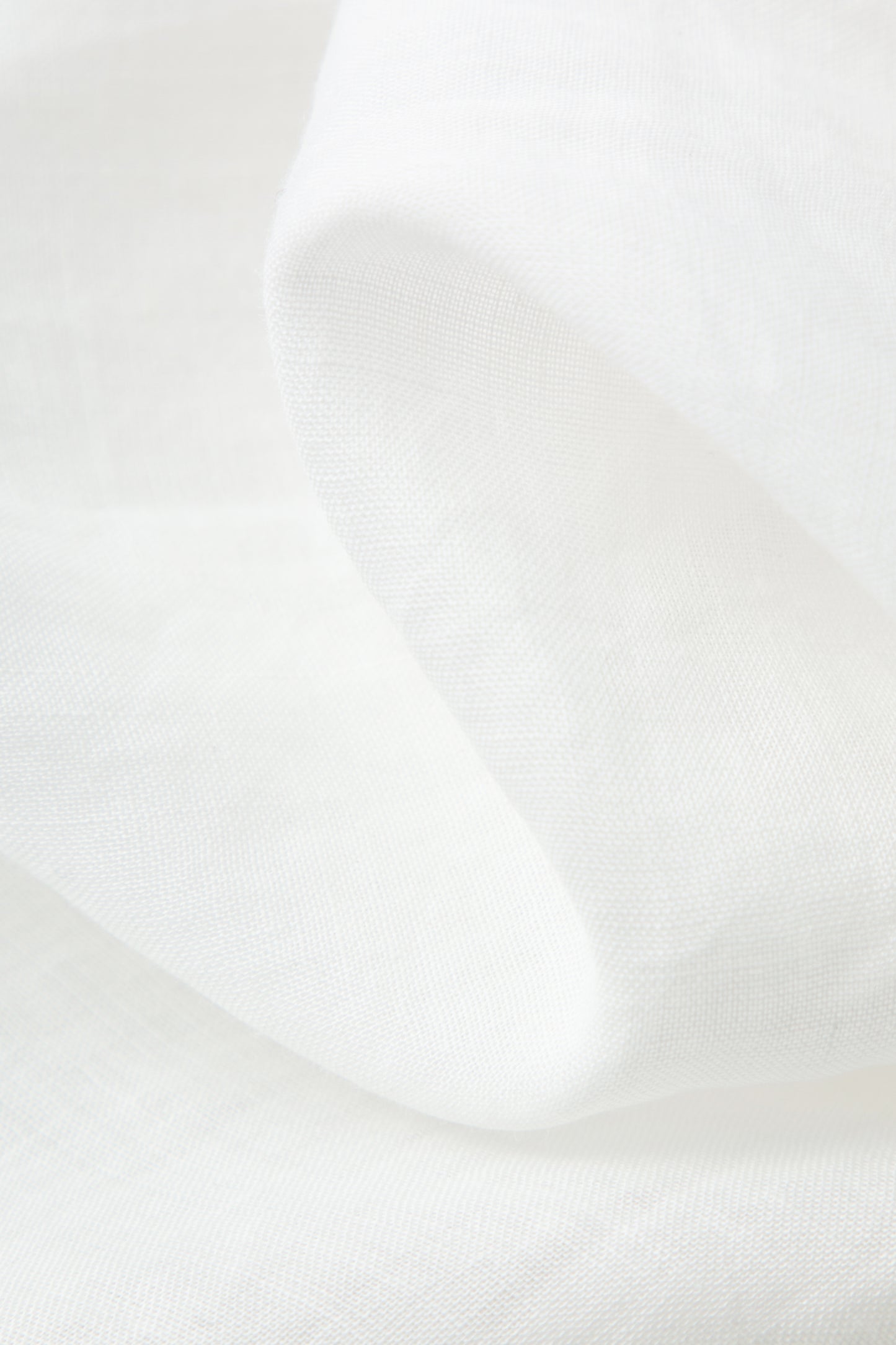 White Ramie Long-Sleeve Shirt