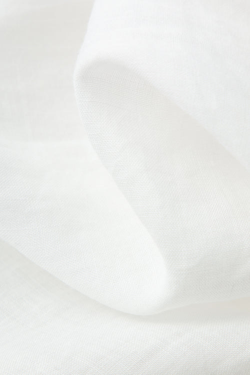 Load image 1 in gallery view. White Ramie Long-Sleeve Shirt