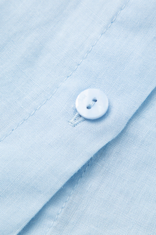 Load image 1 in gallery view. White Ramie Long-Sleeve Shirt