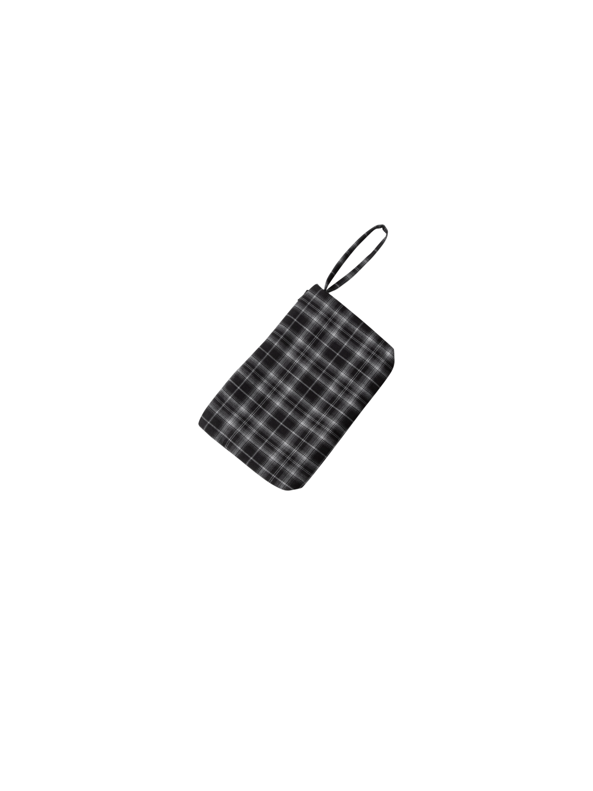 Plaid Wristlet Clutch