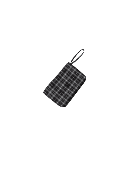 Load image 1 in gallery view. Plaid Wristlet Clutch