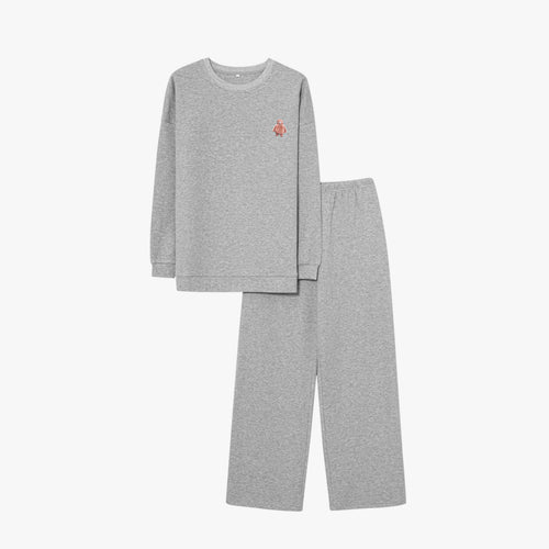 Load image 1 in gallery view. The Cloud-Cotton Sleep Set in Heather Grey