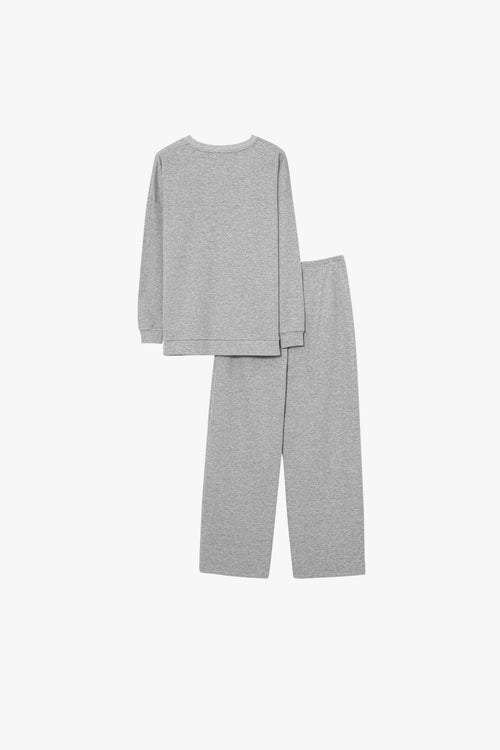 Load image 1 in gallery view. The Cloud-Cotton Sleep Set in Heather Grey