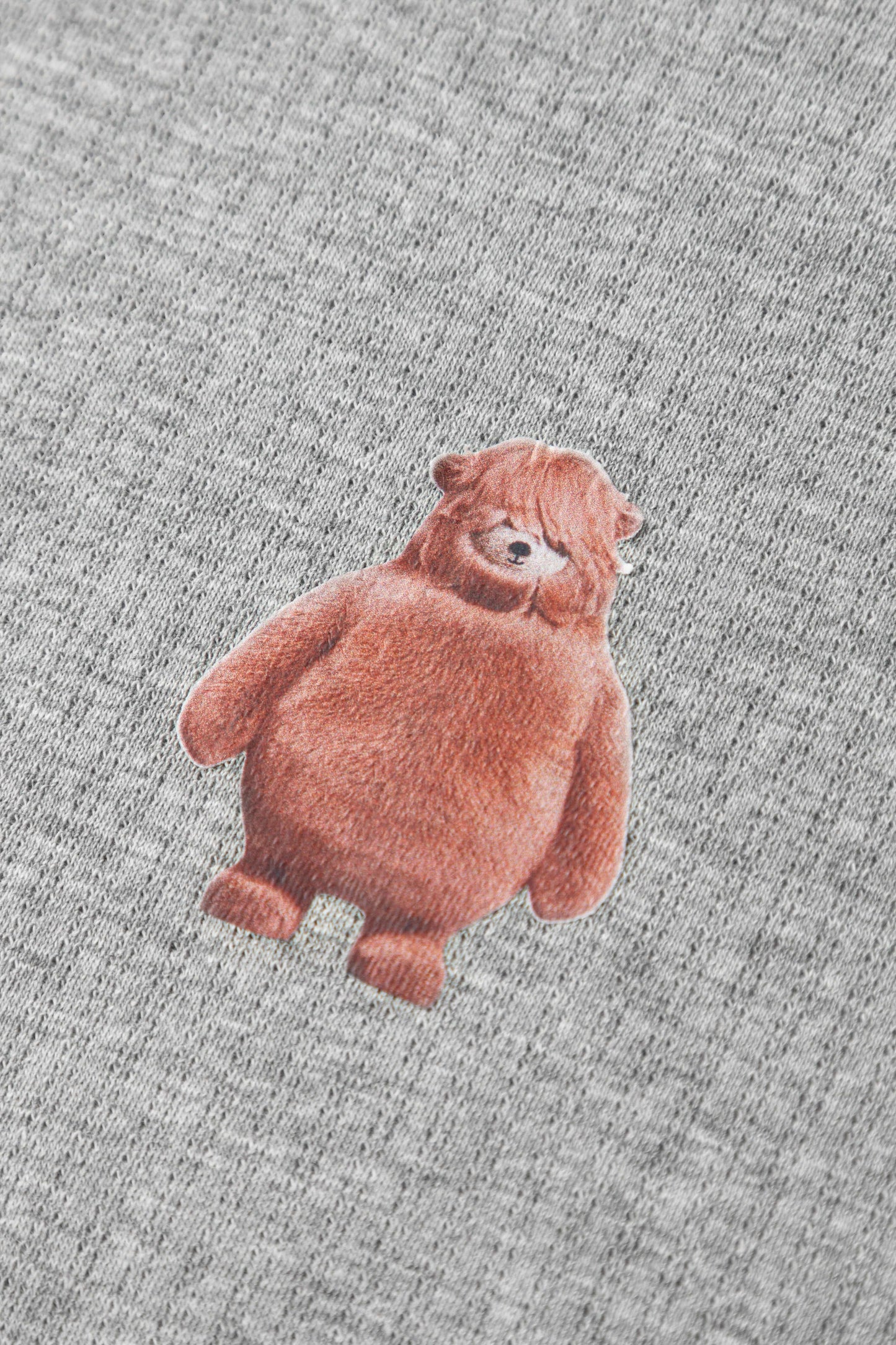 The Cloud-Cotton Sleep Set in Heather Grey