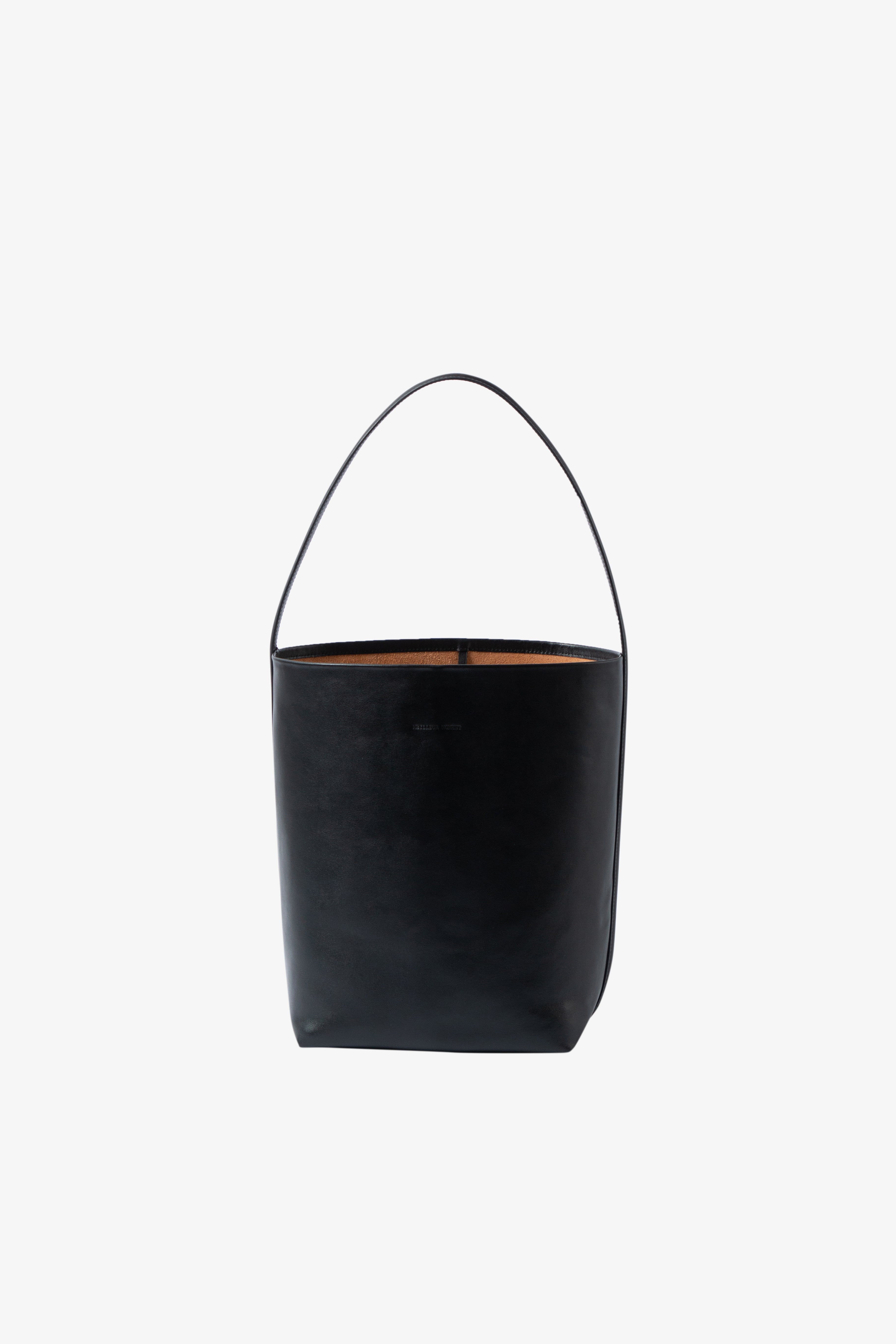 Minimal Leather Shoulder Bag