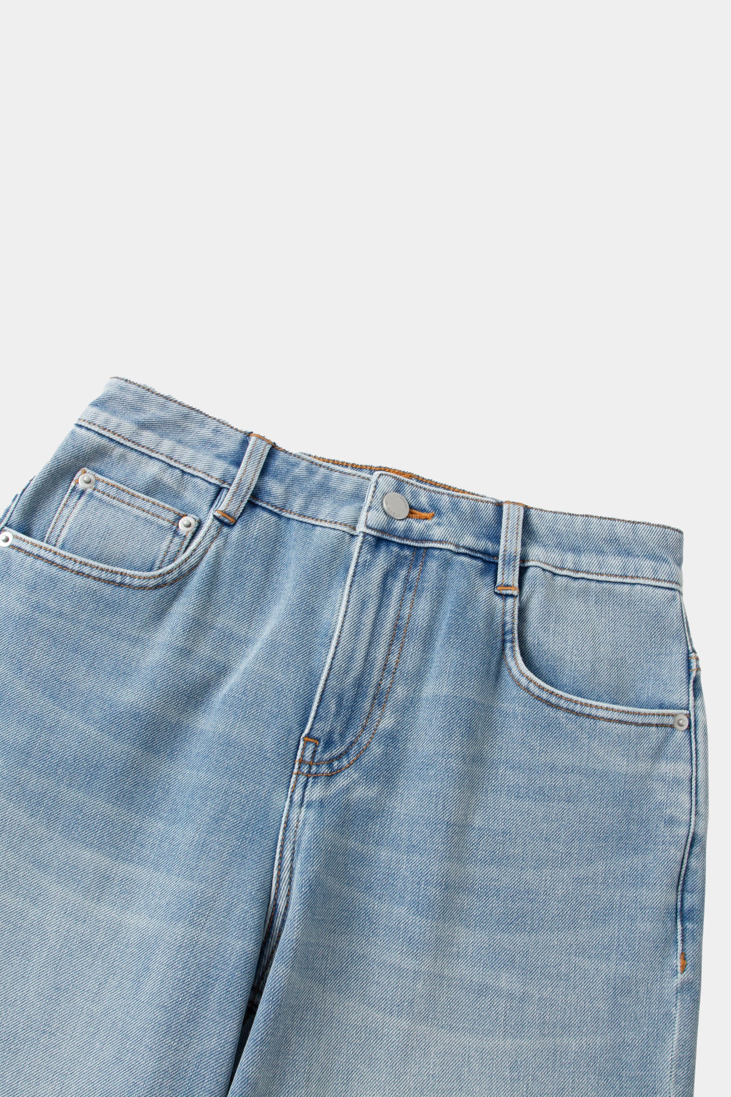 Wide-Leg Stretch Jeans