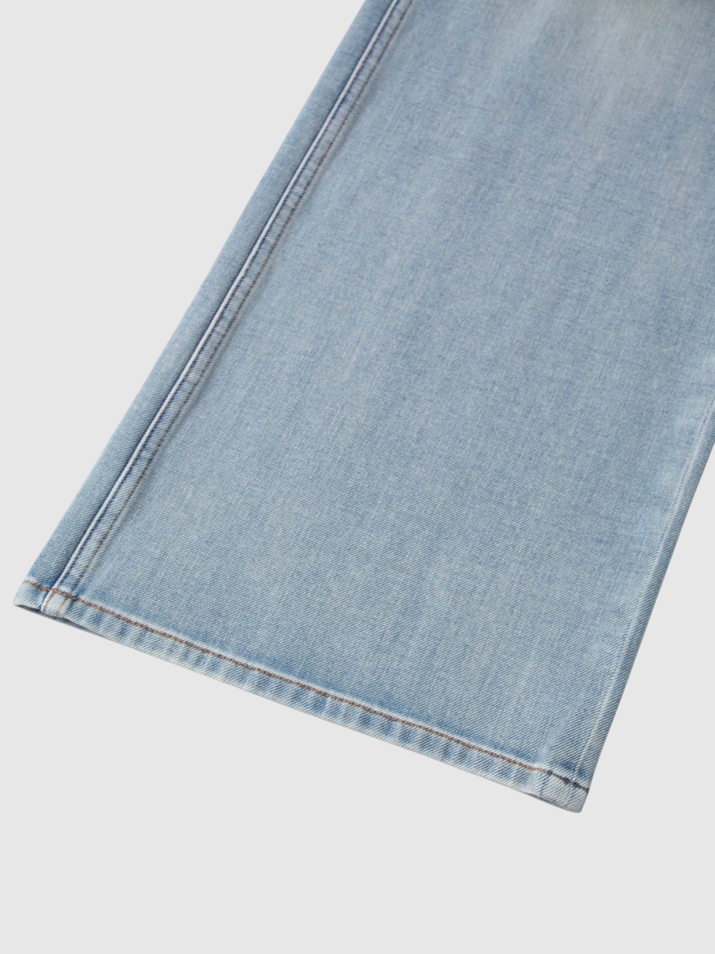 Wide-Leg Stretch Jeans
