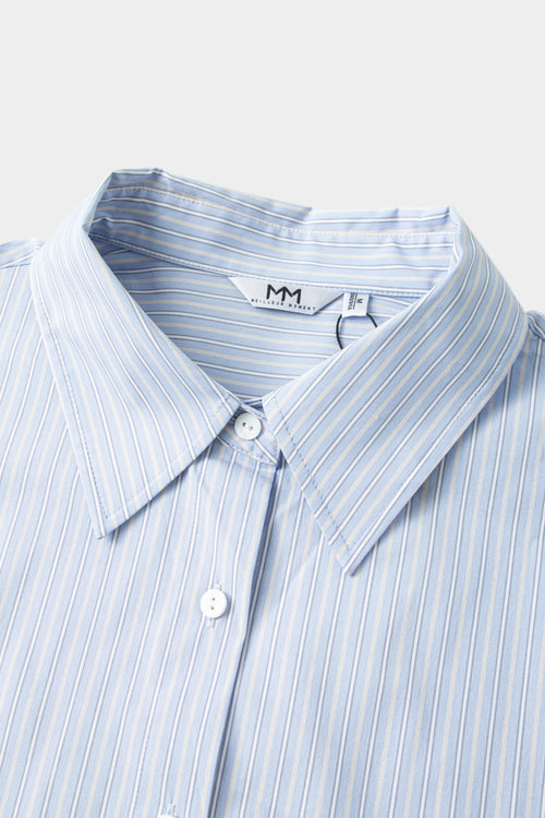 Load image 1 in gallery view. Striped Cotton-Blend Shirt