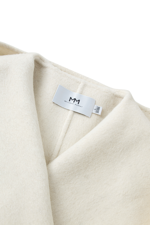 Load image 1 in gallery view. Hooded Belted Wool-Alpaca Coat