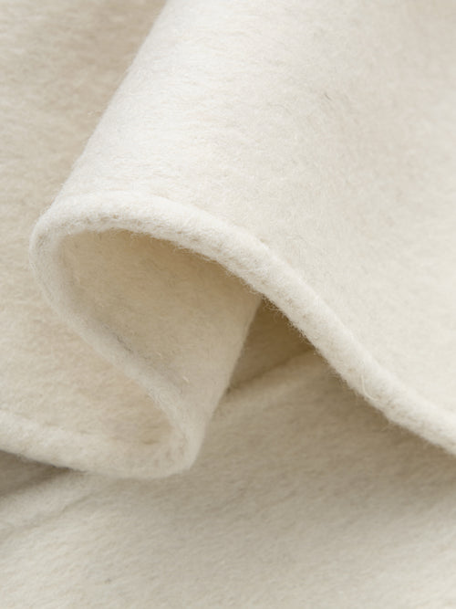 Load image 1 in gallery view. Hooded Belted Wool-Blend Coat