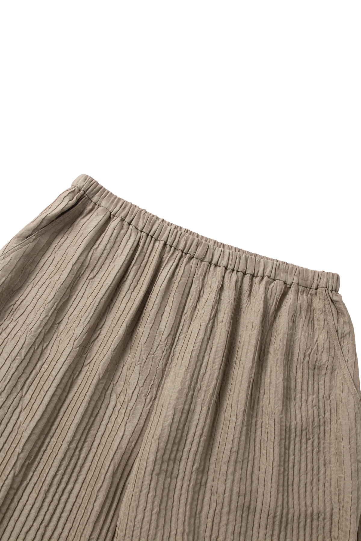 Relaxed Pleated Silk Pants