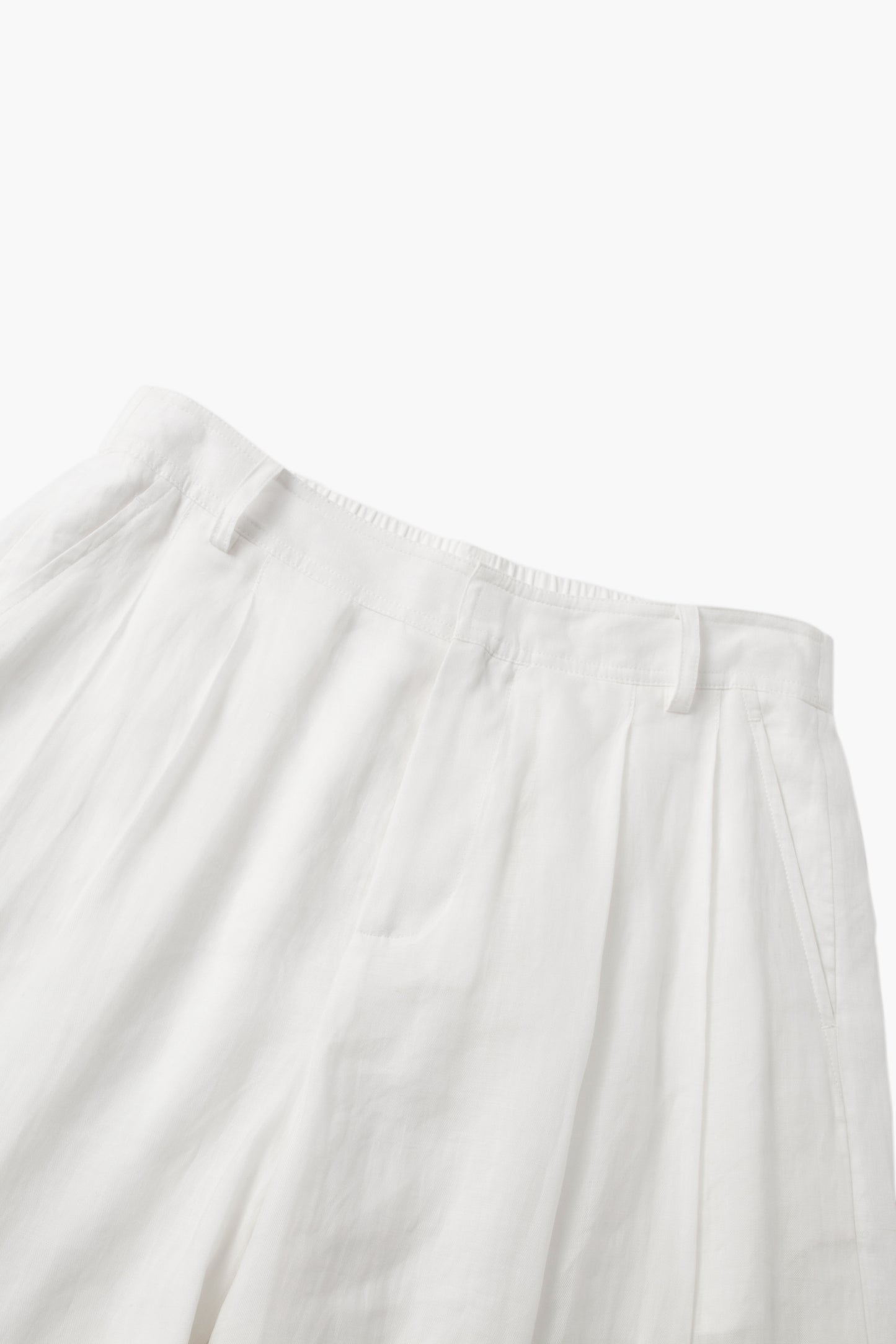 Relaxed Wide-Leg Linen-Blend Pants