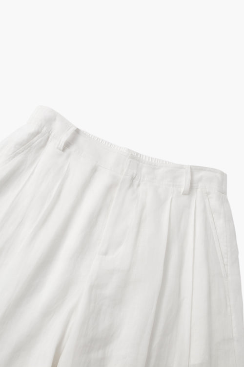 Load image 1 in gallery view. Relaxed Wide-Leg Linen-Blend Pants