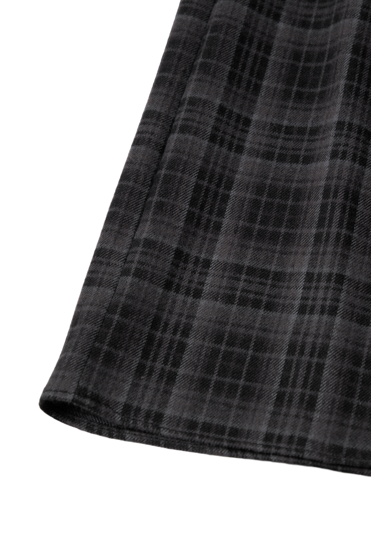 Plaid Pleated Midi Skirt