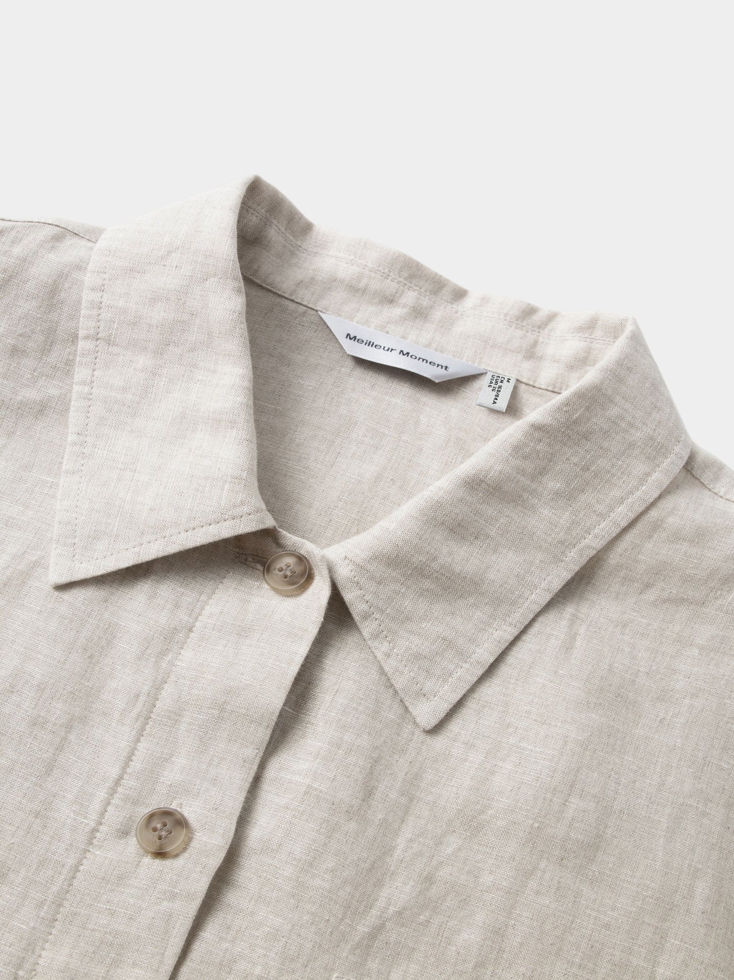 100% Linen Cropped Shirt