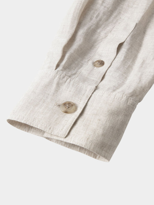 Load image 1 in gallery view. 100% Linen Cropped Shirt