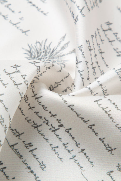 Load image 1 in gallery view. Script Print Square Scarf