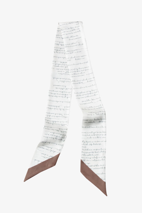 Load image 1 in gallery view. Script Print Square Scarf