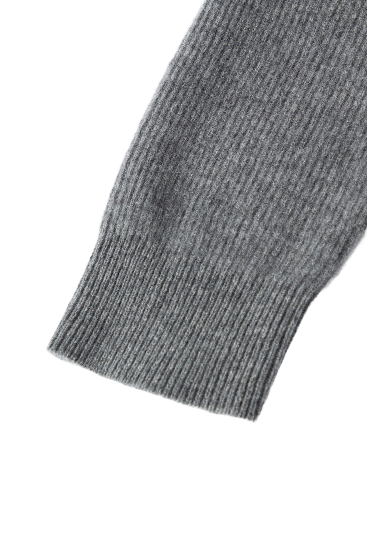 Cashmere Rib-Knit Hooded Sweater