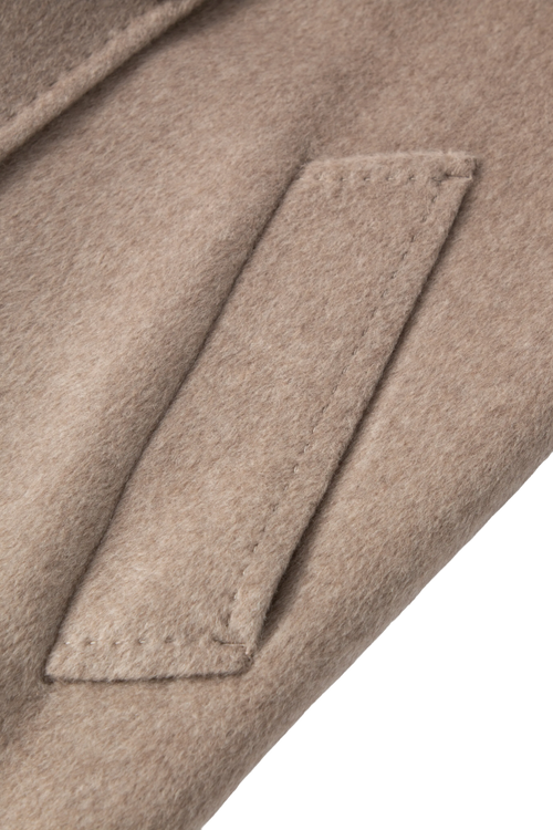Load image 1 in gallery view. Notched Lapel Cashmere Coat