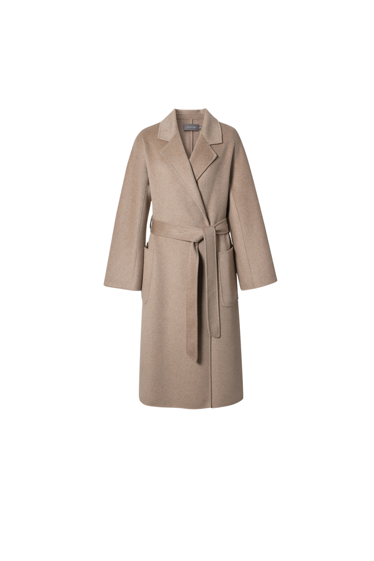 Cashmere Belted Wrap Coat