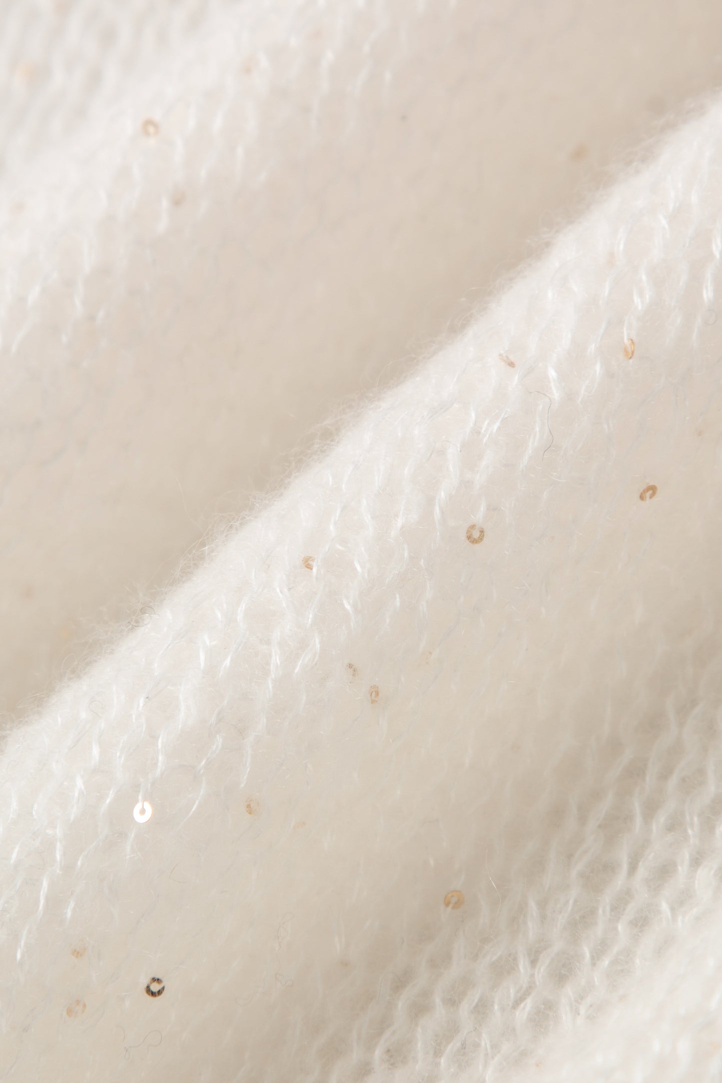 Lightweight Silk-Cashmere Sequin Knit Sweater