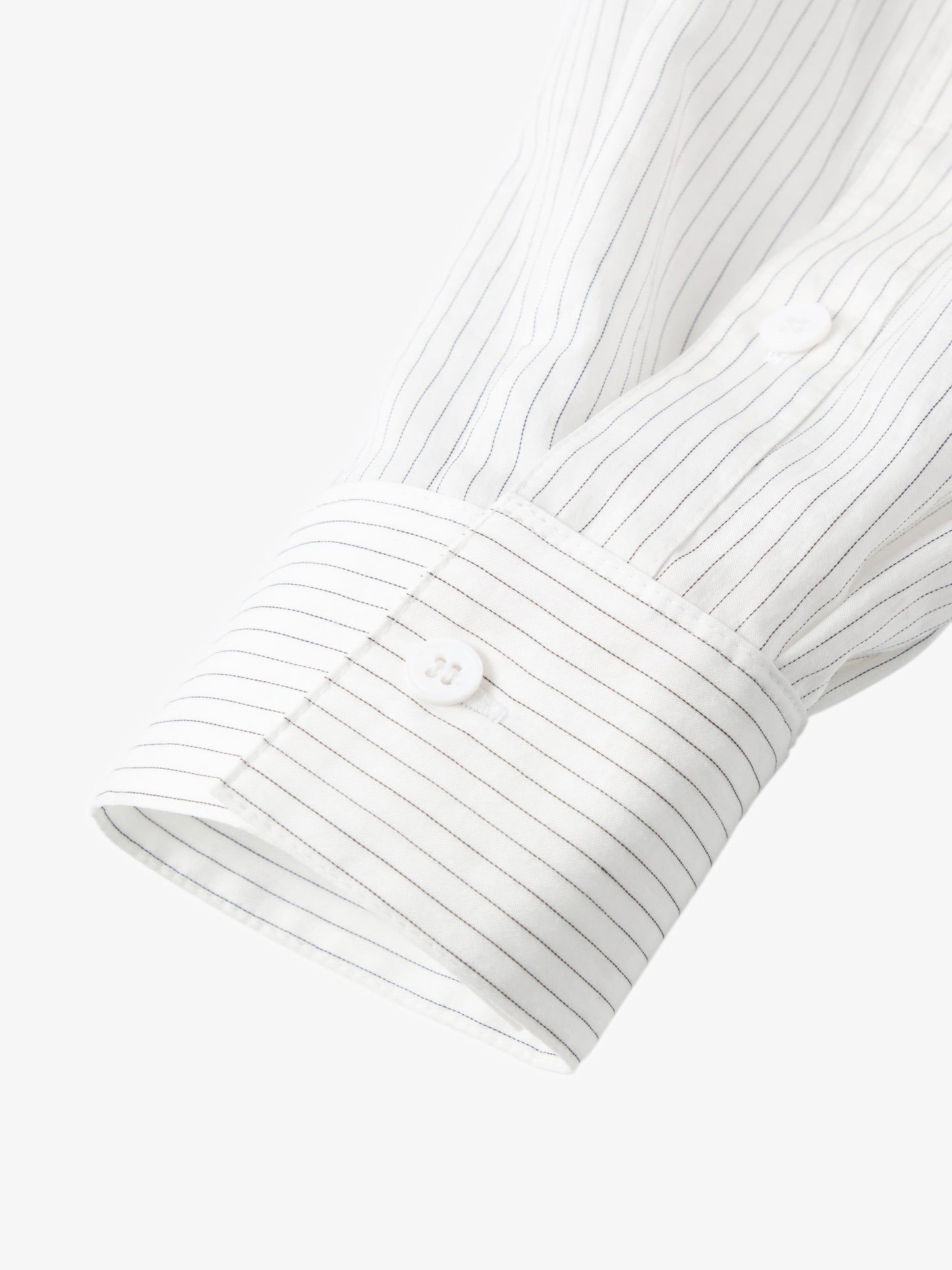 Cropped Lyocell-Blend Striped Shirt
