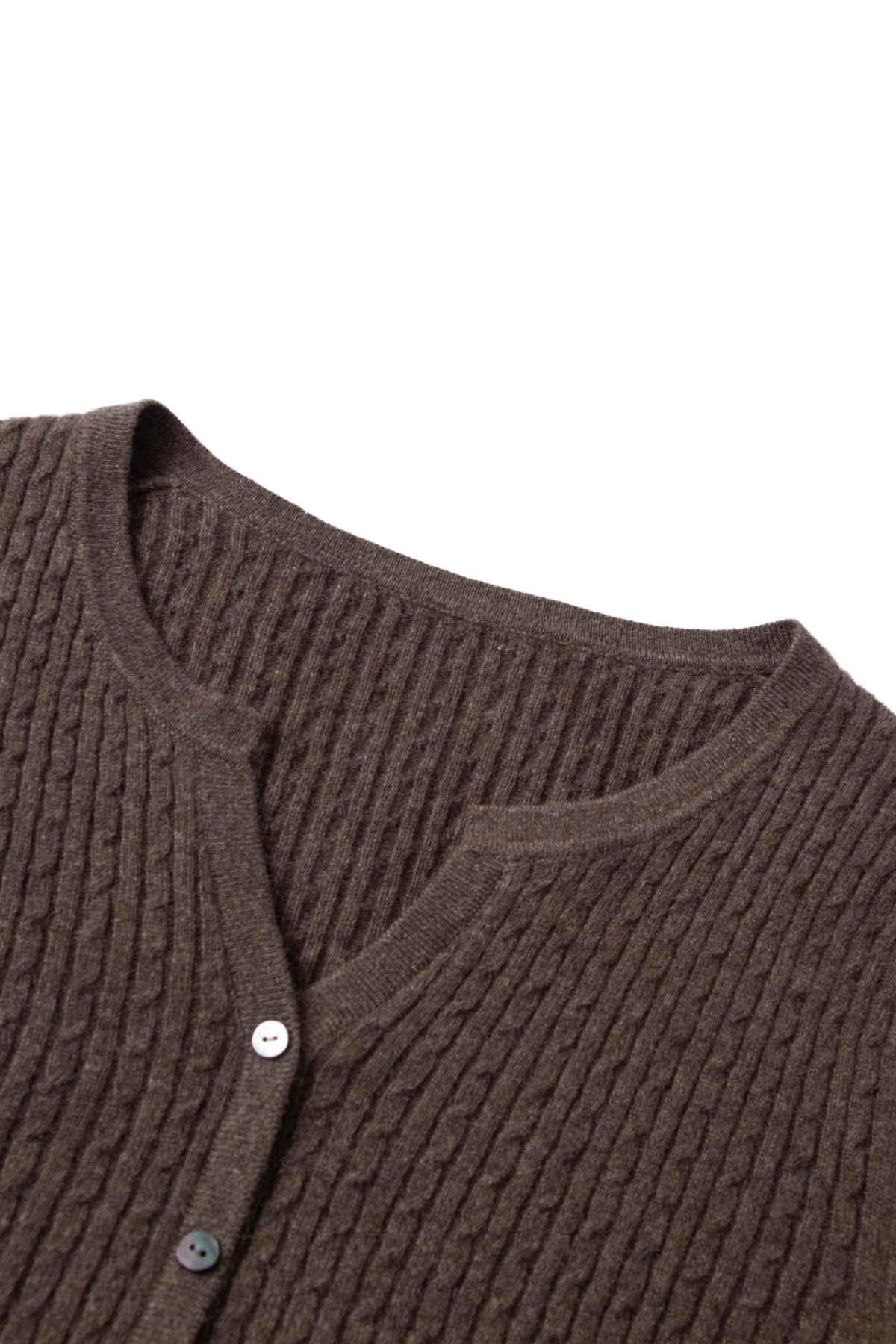 Ribbed Cashmere Wool V-Neck Sweater
