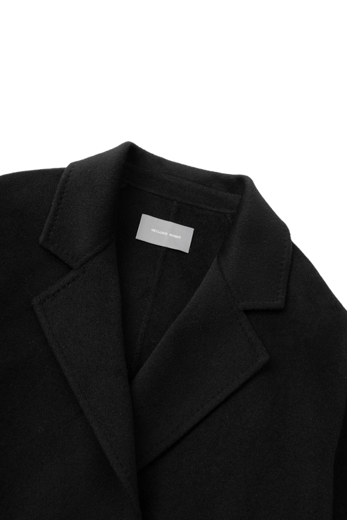 Load image 1 in gallery view. Belted Notched Lapel Cashmere Coat