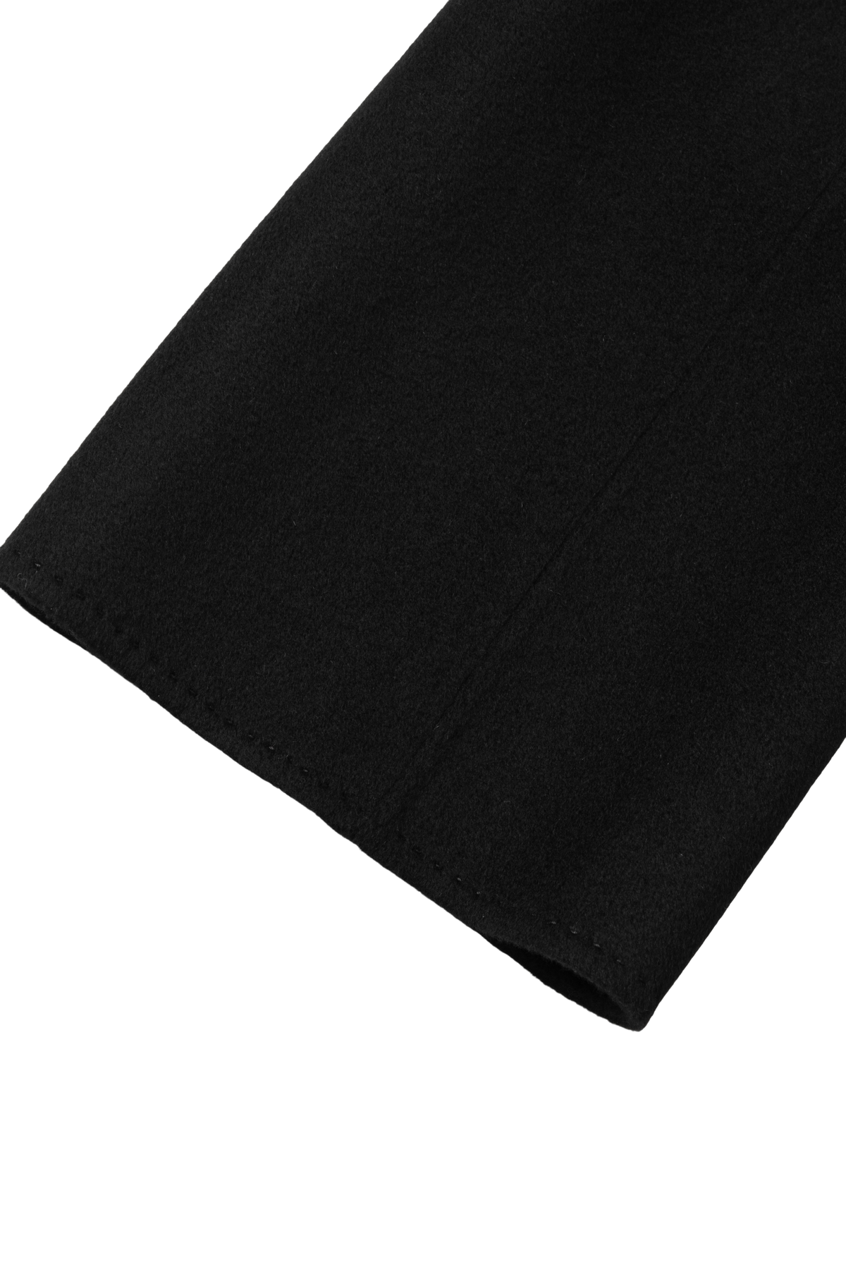 Belted Notched Lapel Cashmere Coat