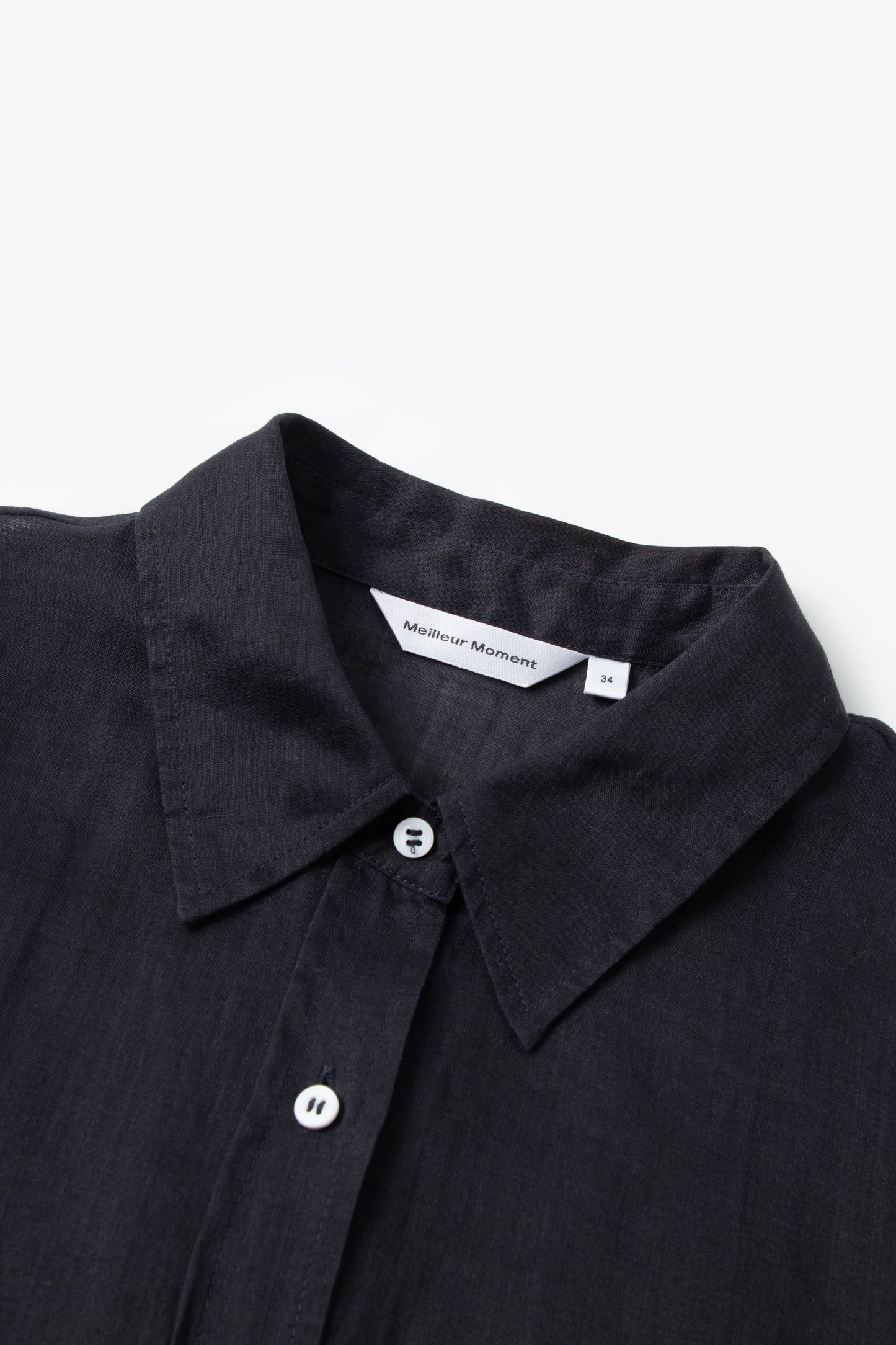 Pure Linen Relaxed Long-Sleeve Shirt