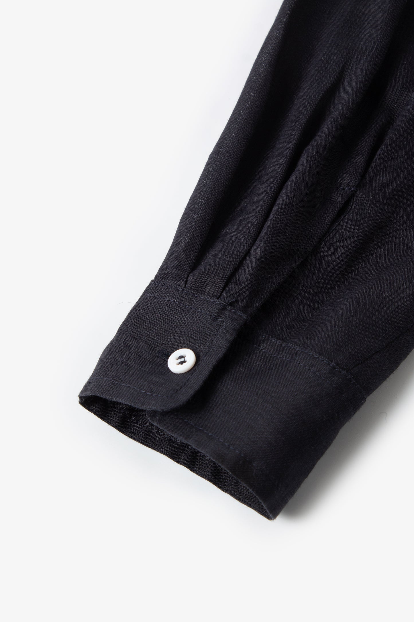 Pure Linen Relaxed Long-Sleeve Shirt