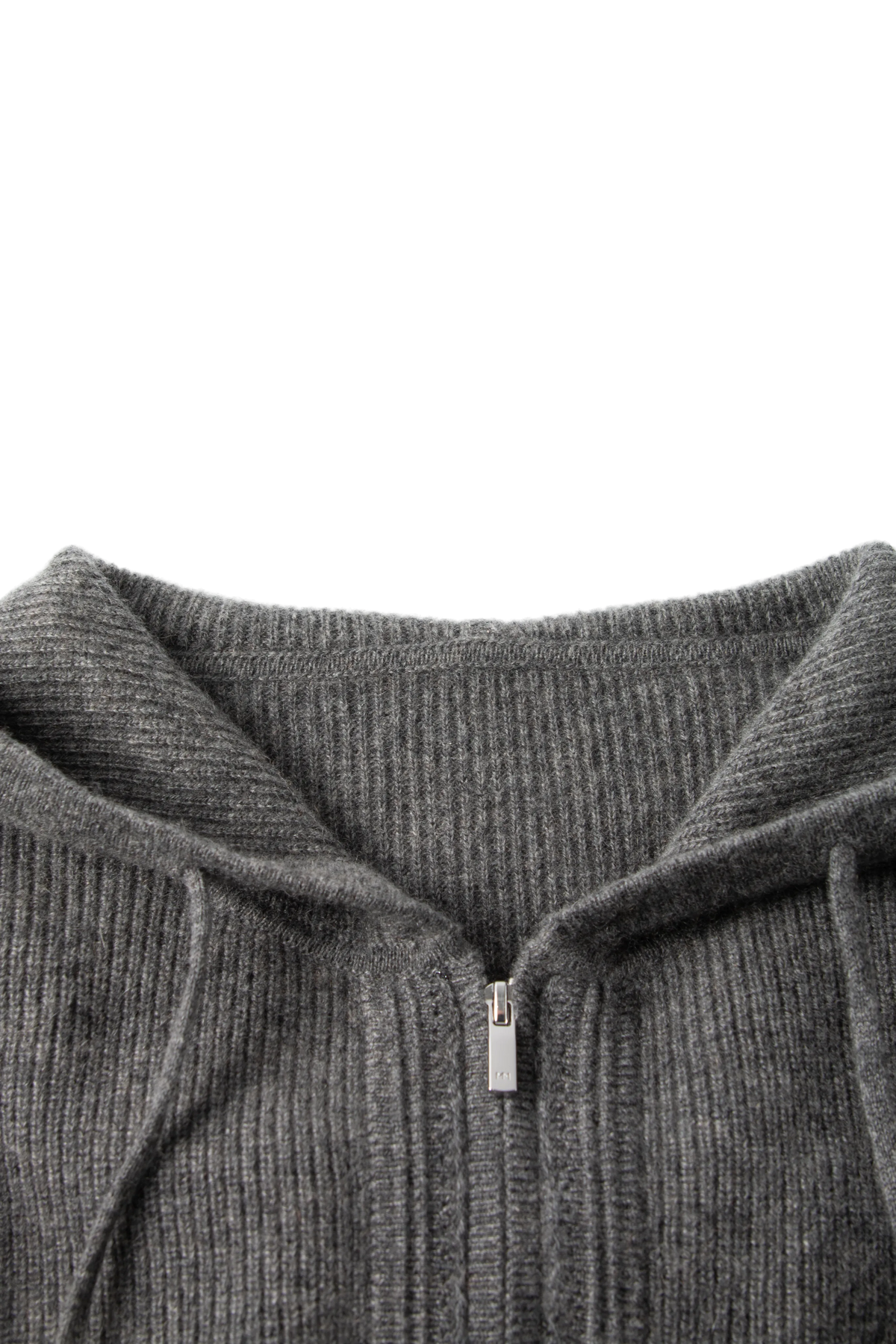 Cashmere Zip-Up Hooded Sweater