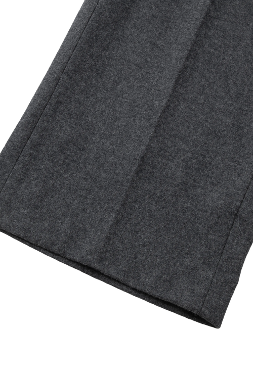 Load image 1 in gallery view. Wool-Blend Straight-Leg Trousers