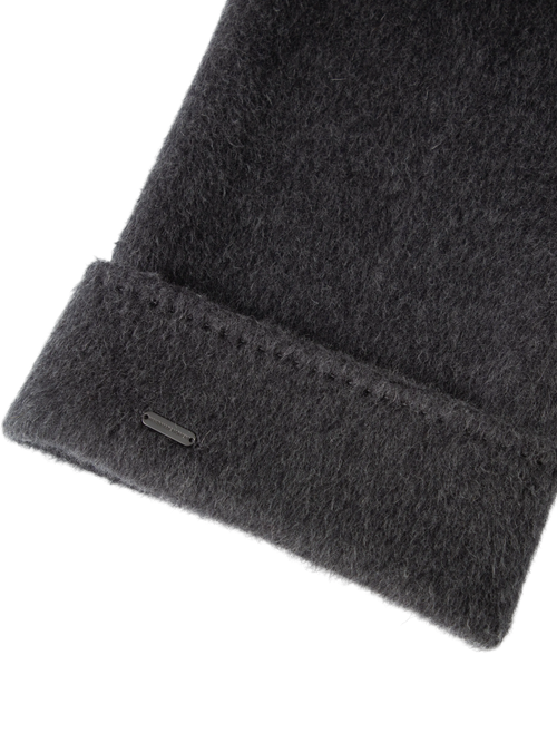 Load image 1 in gallery view. Hooded Belted Wool-Blend Coat