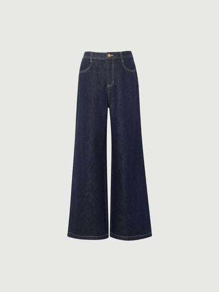 Slightly Flare 100% Cotton Jeans